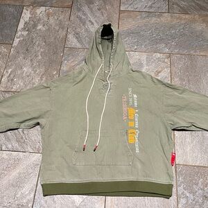Olive Green Hooded Jacket